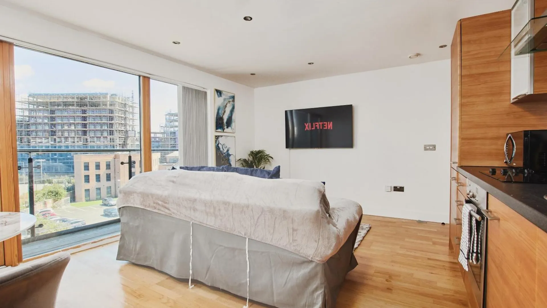 King Deluxe City Apt Large Balcony& Free Parking! Leeds  Storbritannien